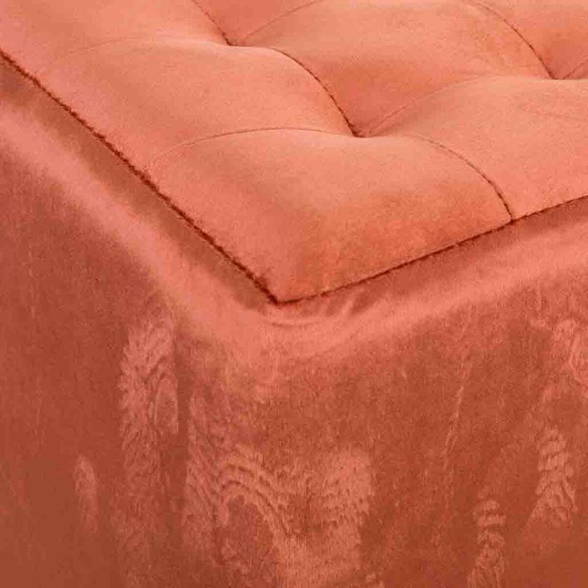 Sittpall Alexandra House Living Sammet Trä MDF 40 x 38 x 40 cm - 5
