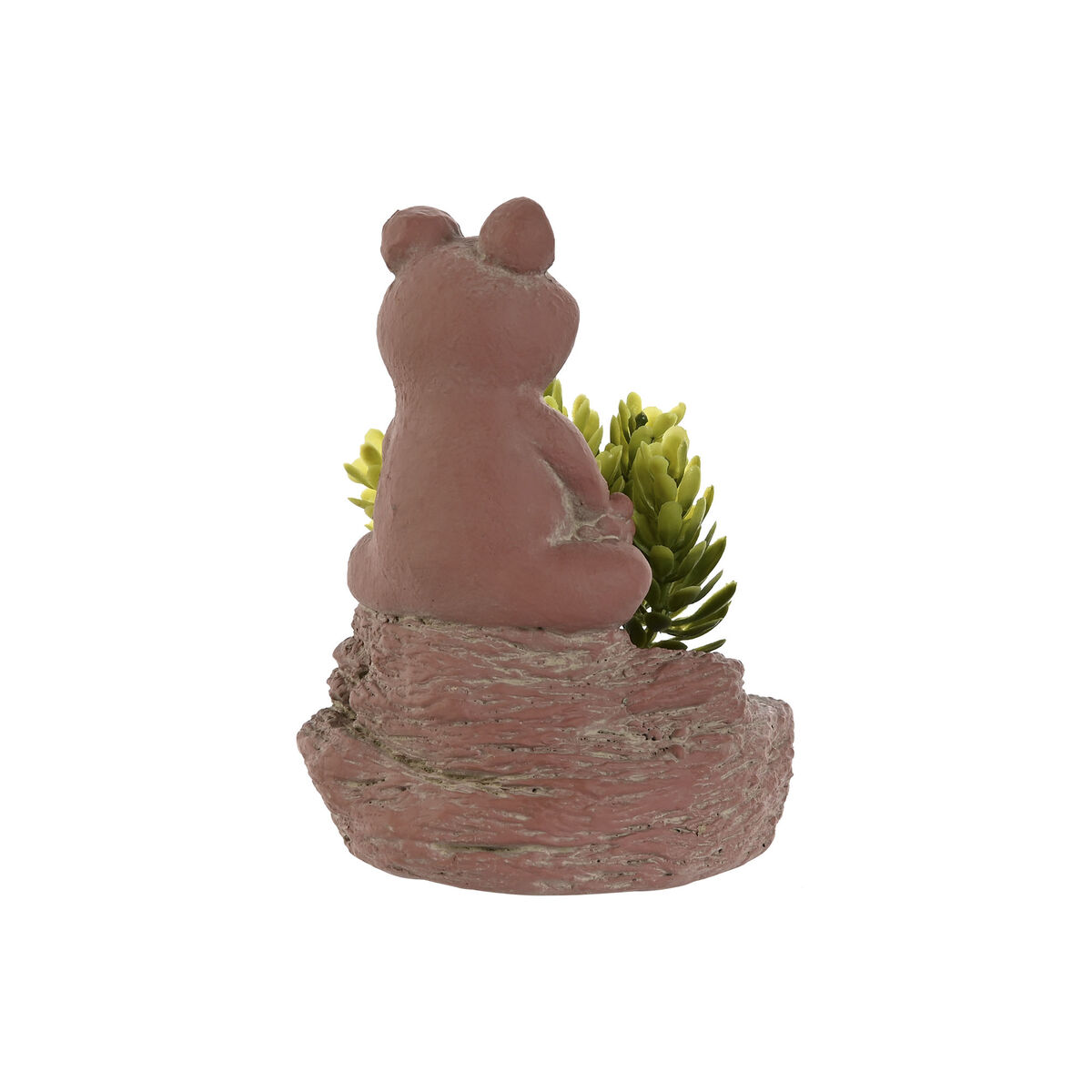 Dekorativ växt Home ESPRIT Polyetylen Cement Groda 9 x 9 x 13 cm (3 antal) - 3
