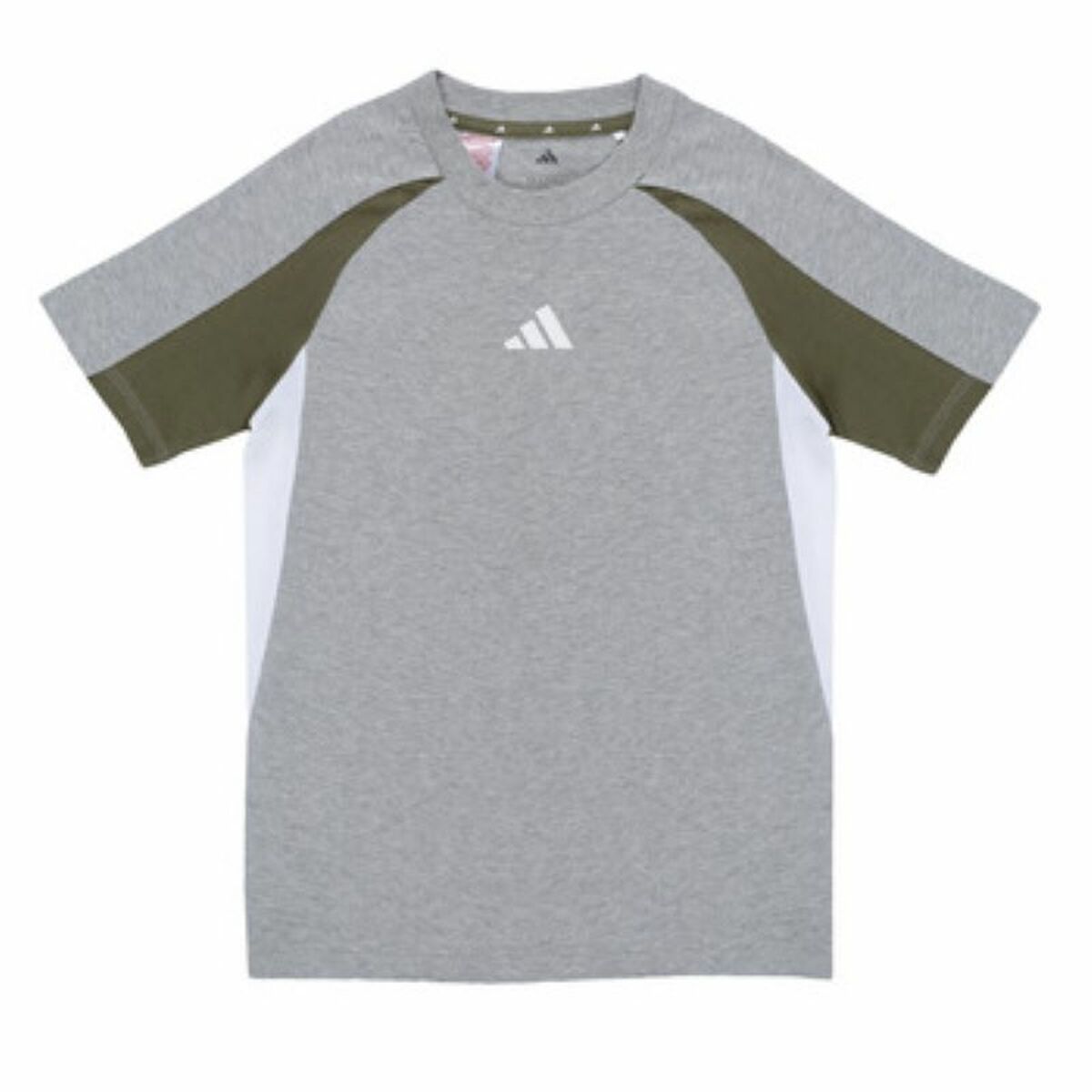 Barn T-shirt med kortärm Adidas J CB T JD0059 Grå