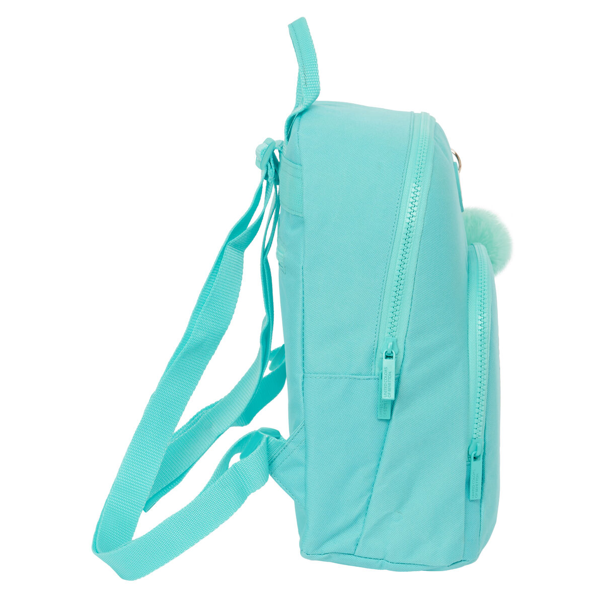 Ryggsäck Benetton Letter Mini Grön 25 x 30 x 13 cm - 3