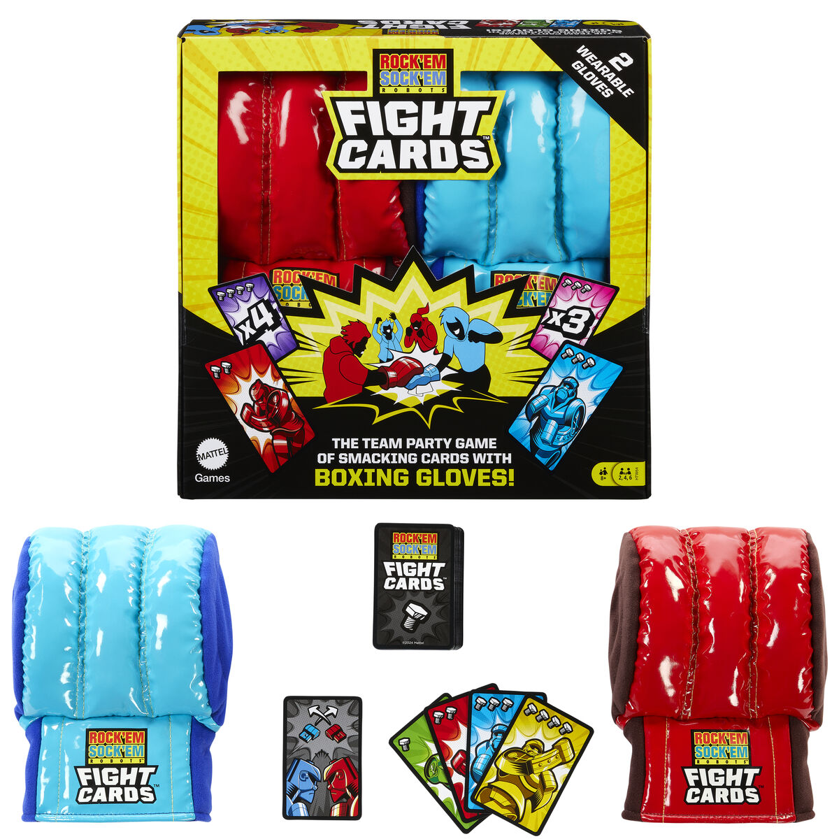 Kortspel Mattel Rock'Em Sock'Em Fight Cards - 4