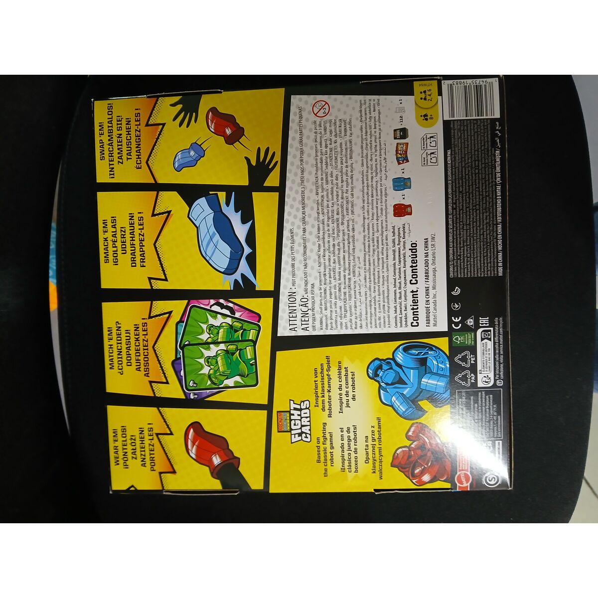 Kortspel Mattel Rock'Em Sock'Em Fight Cards - 5