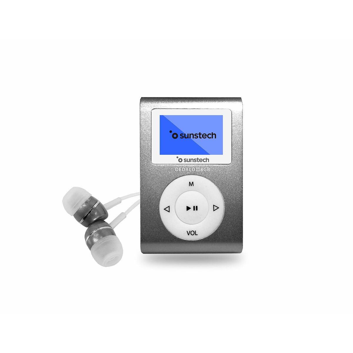 MP3-spelare Sunstech DEDALOIII8GBGY 1,1" 8 GB - 3