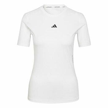 T-shirt med kortärm Dam Adidas Techfit Training Vit