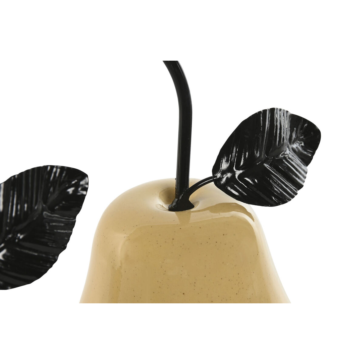 Prydnadsfigur Home ESPRIT Vit Grön Senap Modern Päron 11 x 11 x 19 cm (3 antal) - 3