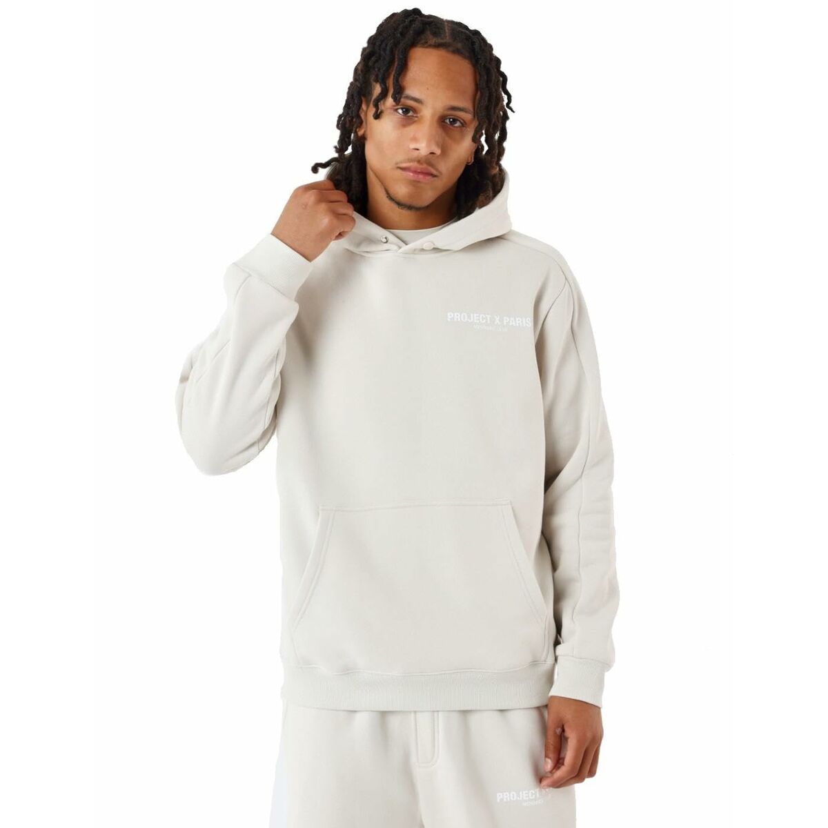 Tröja med huva Herr Project X Paris PROJECT HOODIE 2422052 GG Beige