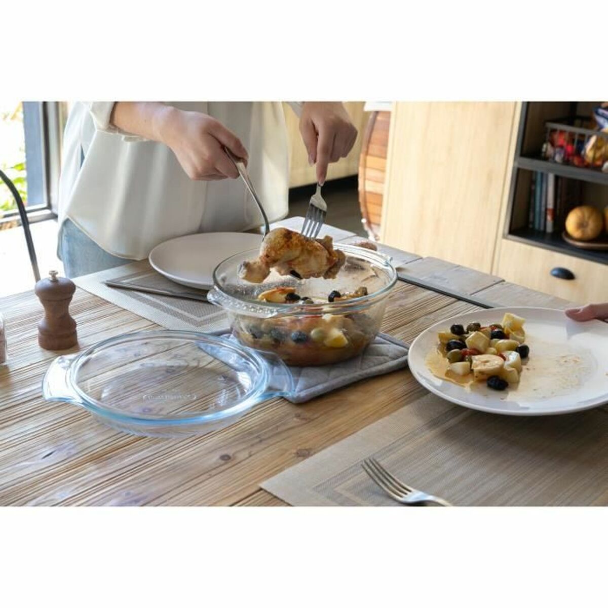 Kastrull Pyrex Transparent 1 L Ø 27 cm - 3