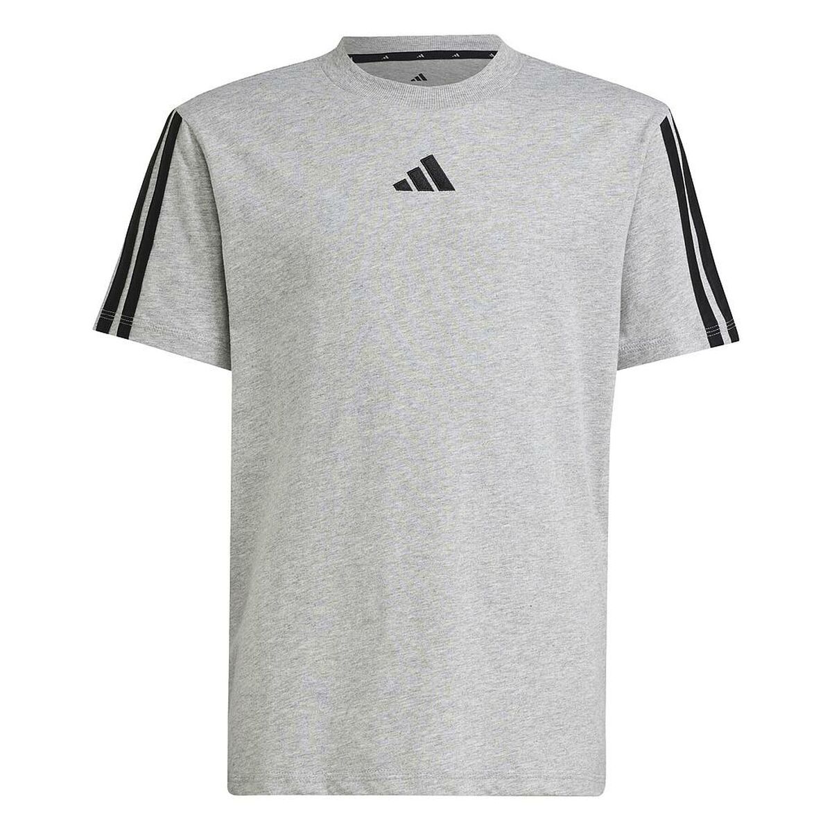 Barn T-shirt med kortärm Adidas J 3S TEE 160 JD6486 Grå
