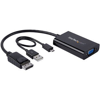 DisplayPort till SVGA Adapter Startech DP2VGAA              Svart