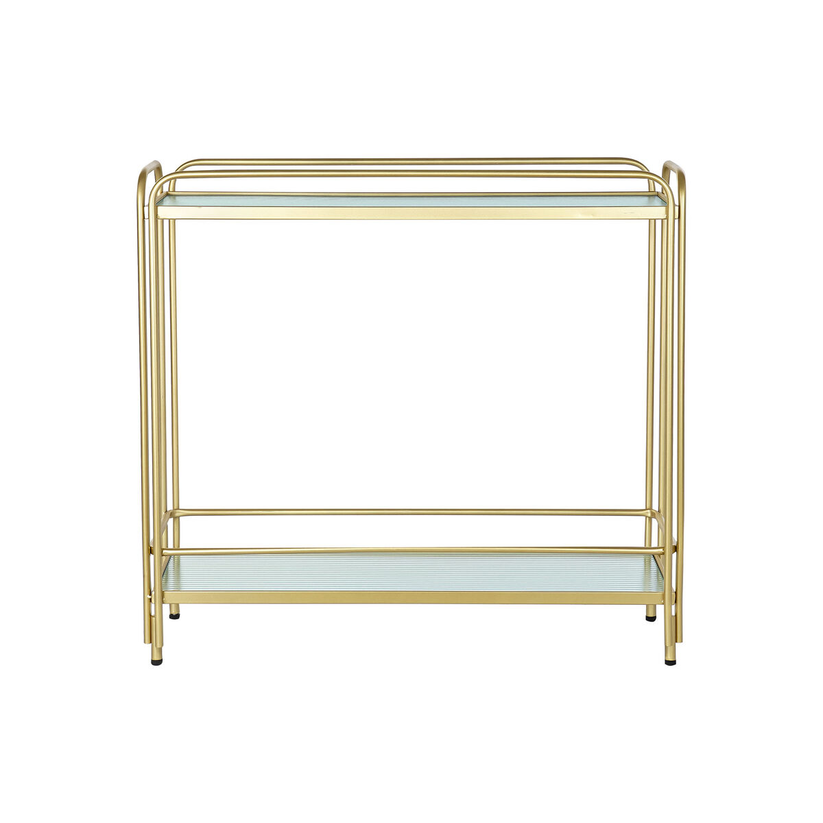 Zsúrkocsi DKD Home Decor Gyllene Metall Glas 80 x 28 x 81 cm - 3
