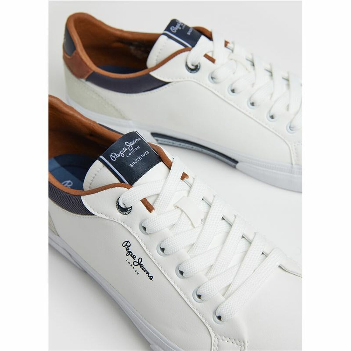 Gymnastikskor, Herr Pepe Jeans Kenton Court Vit - 2