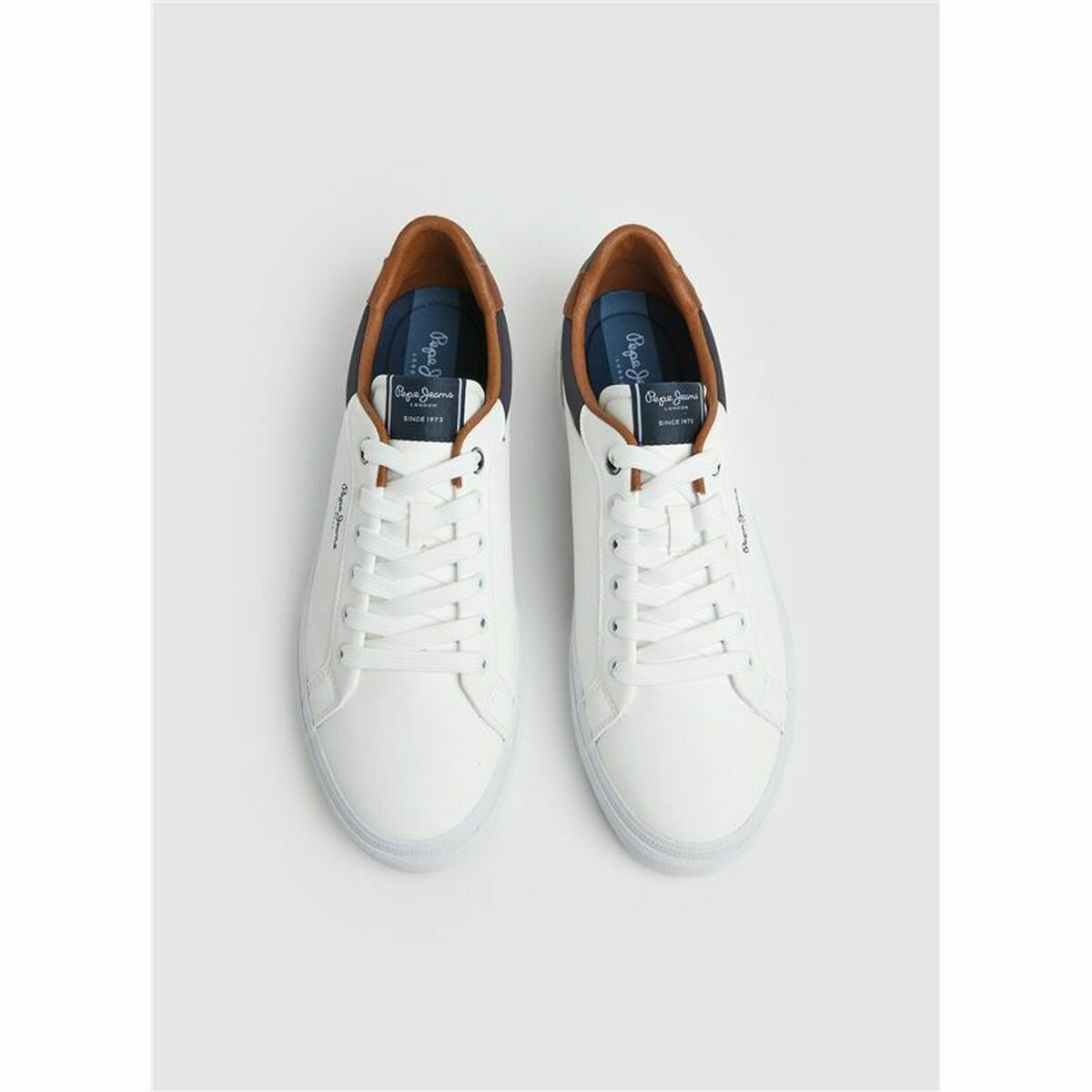 Gymnastikskor, Herr Pepe Jeans Kenton Court Vit - 6