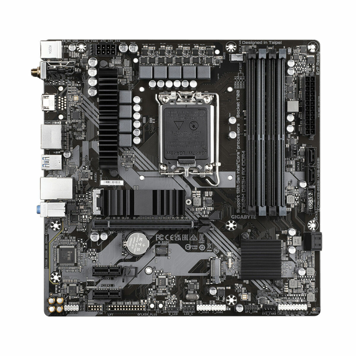 Moderkort Gigabyte B760M DS3H AX DDR4 LGA 1700 INTEL B760 EXPRESS DDR4