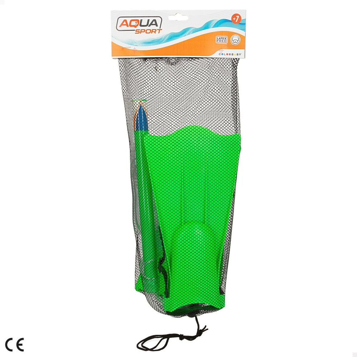 Dykmask med snorkel och simfötter Colorbaby (6 antal) - 3