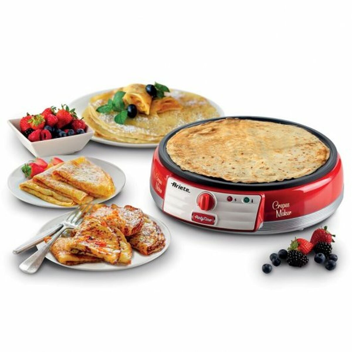 Pannkaksmaskin Ariete 202 Röd - 4