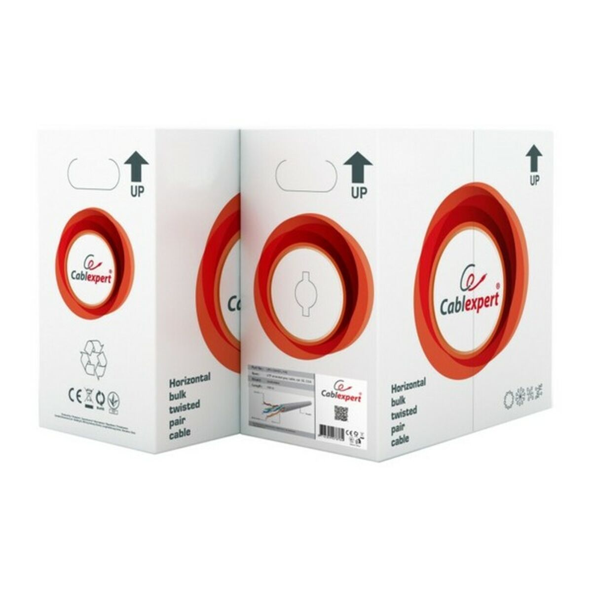 Kabel Kategori 5e UTP GEMBIRD UPC-5004E-L/100 (100 m) Grå 100 m - 2