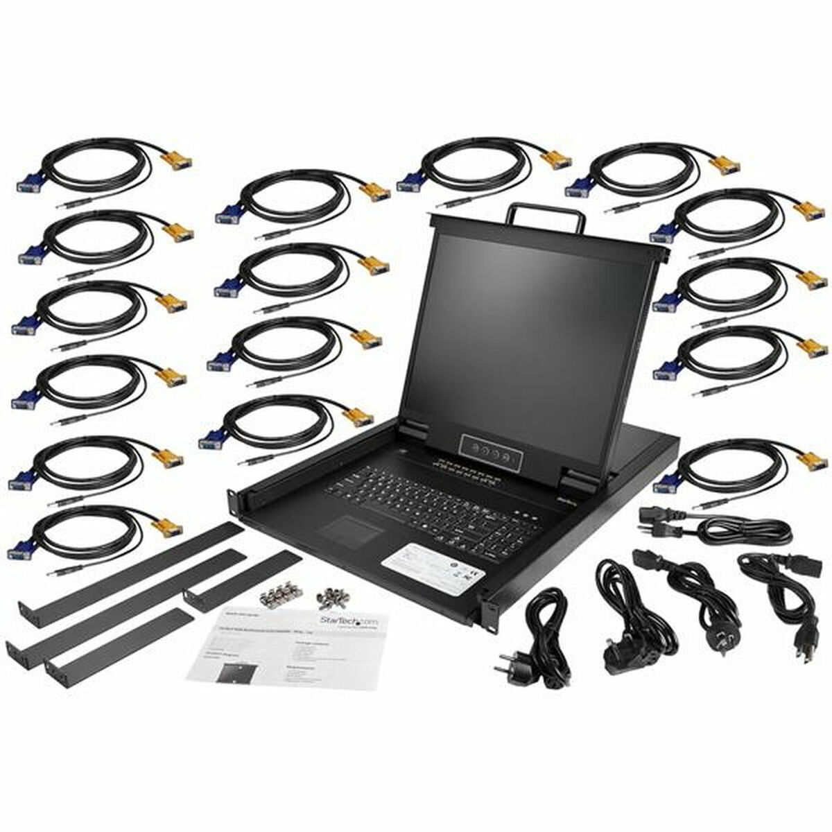 KVM-Brytare Startech RKCONS1916K - 2