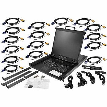 KVM-Brytare Startech RKCONS1916K