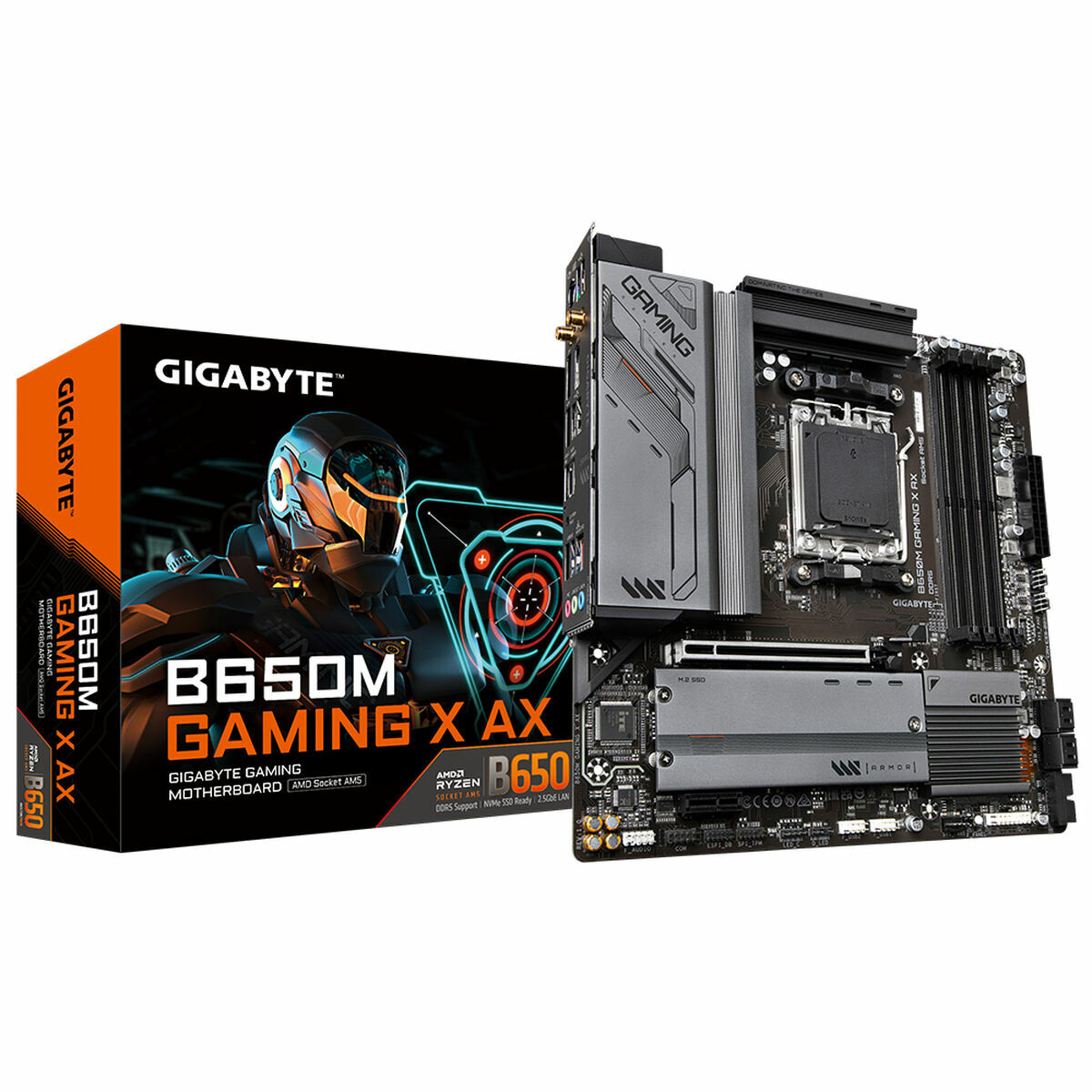 Moderkort Gigabyte B650M GAMING X AX (rev. 1.x) AMD B650 AMD AM5 - 2