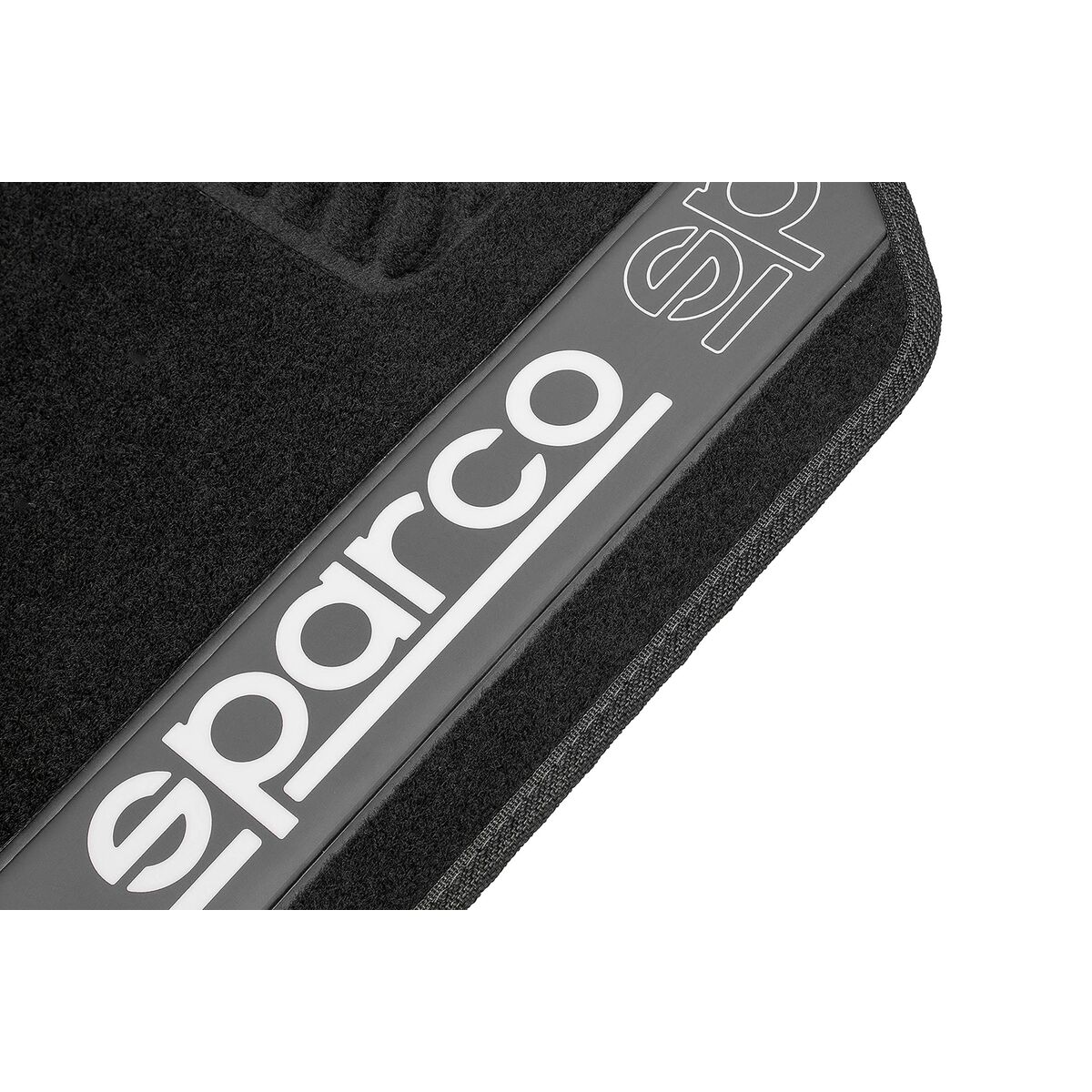 Set med bilgolvmattor Sparco F510 Matta Universal Svart Grå 4 Delar - 4