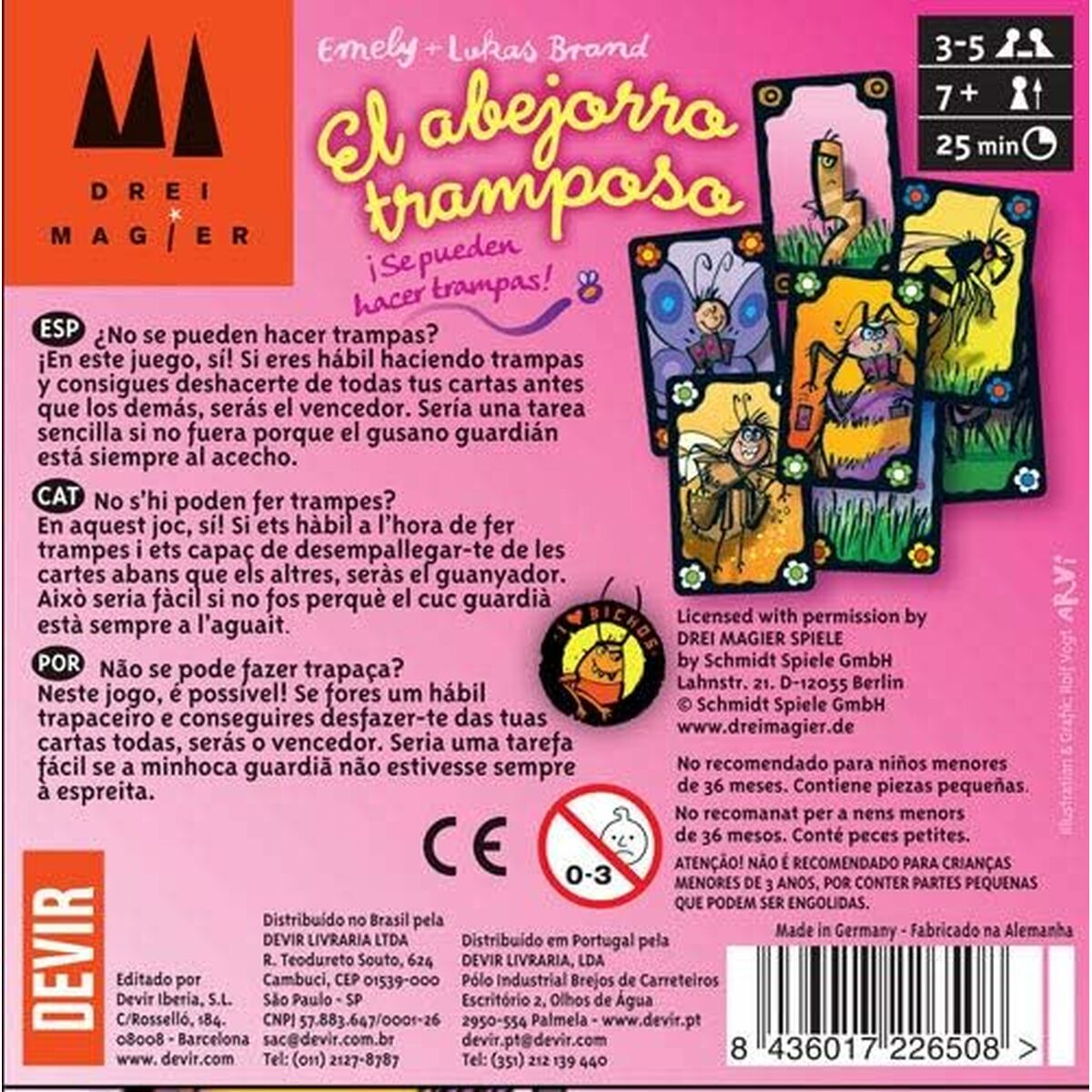 Kortspel Devir El Abejorro Tramposo - 2