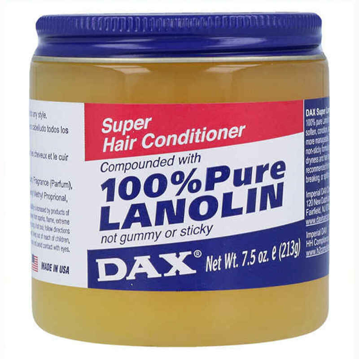 Balsam Dax Cosmetics Super Pure Lanolin 100% 7.5Oz (213 gr)