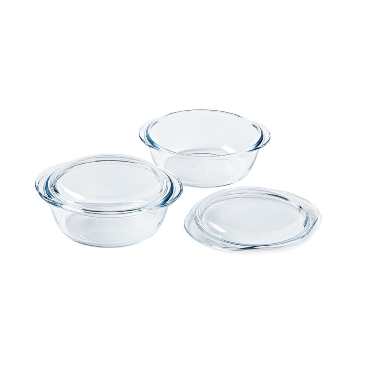Kastrull Pyrex Transparent 25 x 20 x 27 cm 2 antal - 4