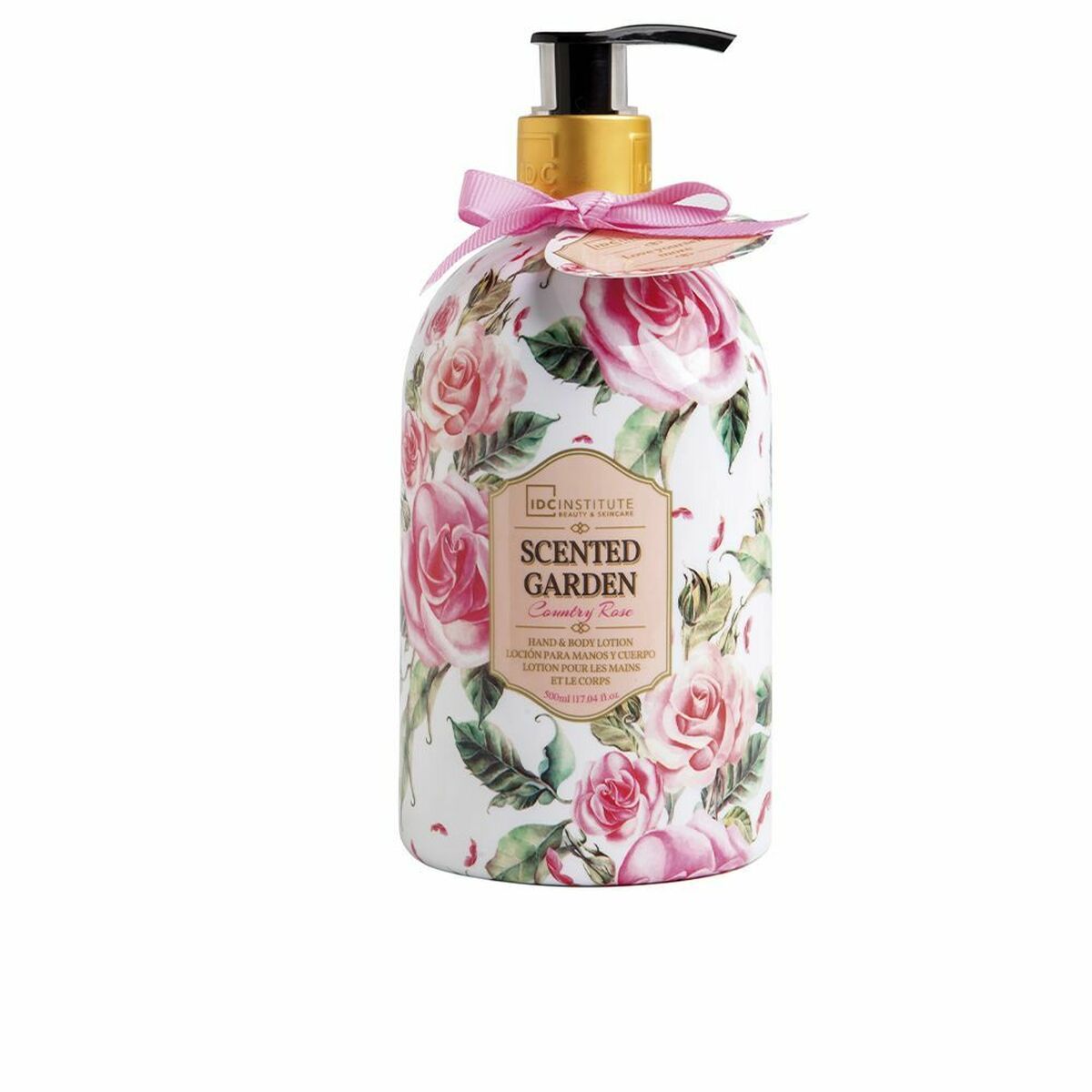 Fuktgivande kroppslotion IDC Institute Scented Garden Country Rose Händer (500 ml)
