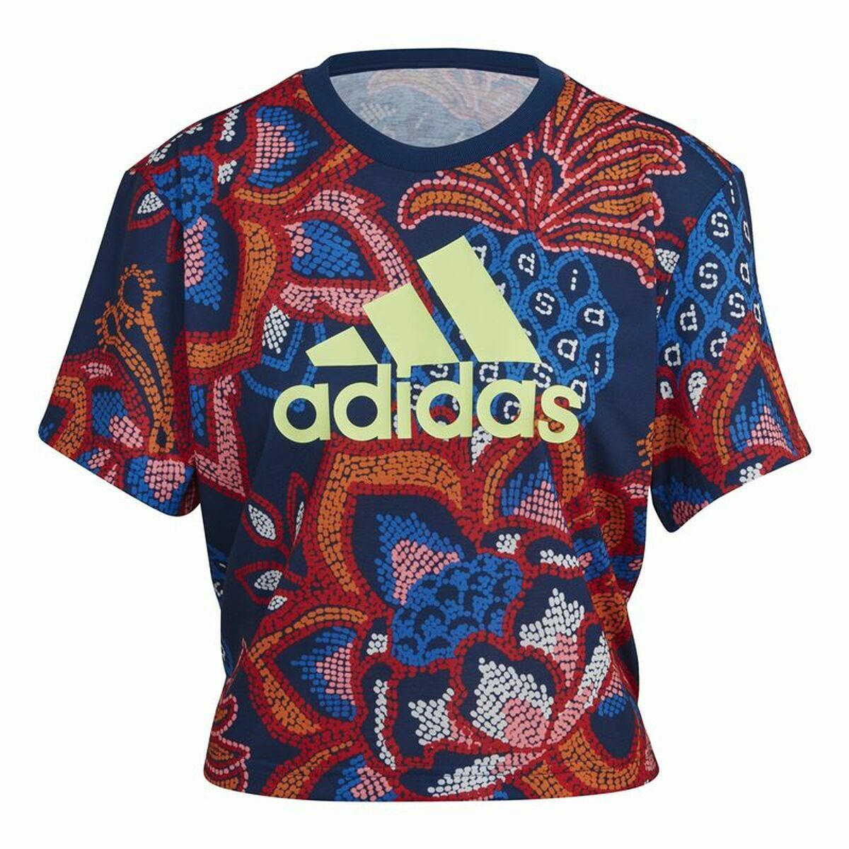 T-shirt med kortärm Dam Adidas  FARM Rio Graphic - 5