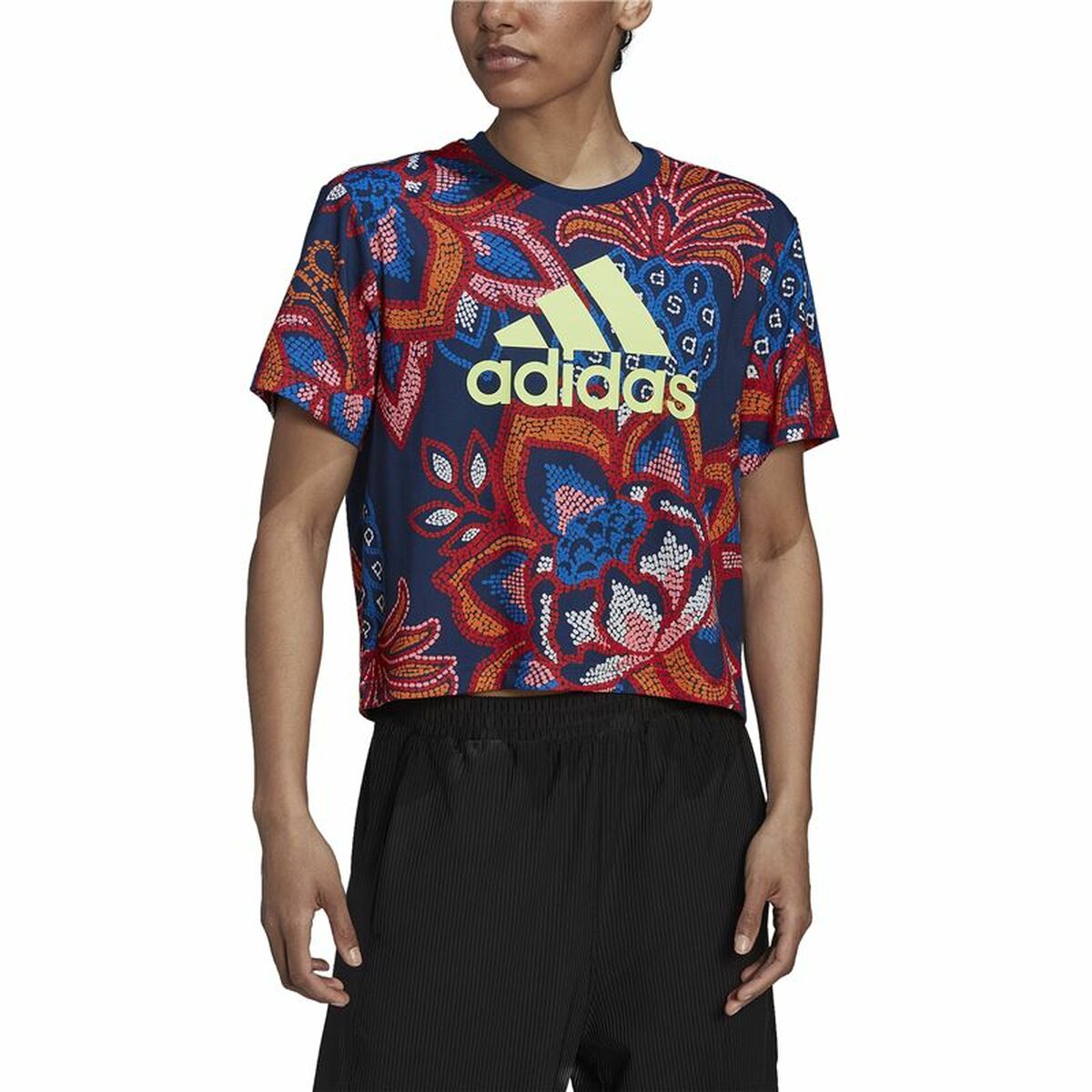 T-shirt med kortärm Dam Adidas  FARM Rio Graphic - 11
