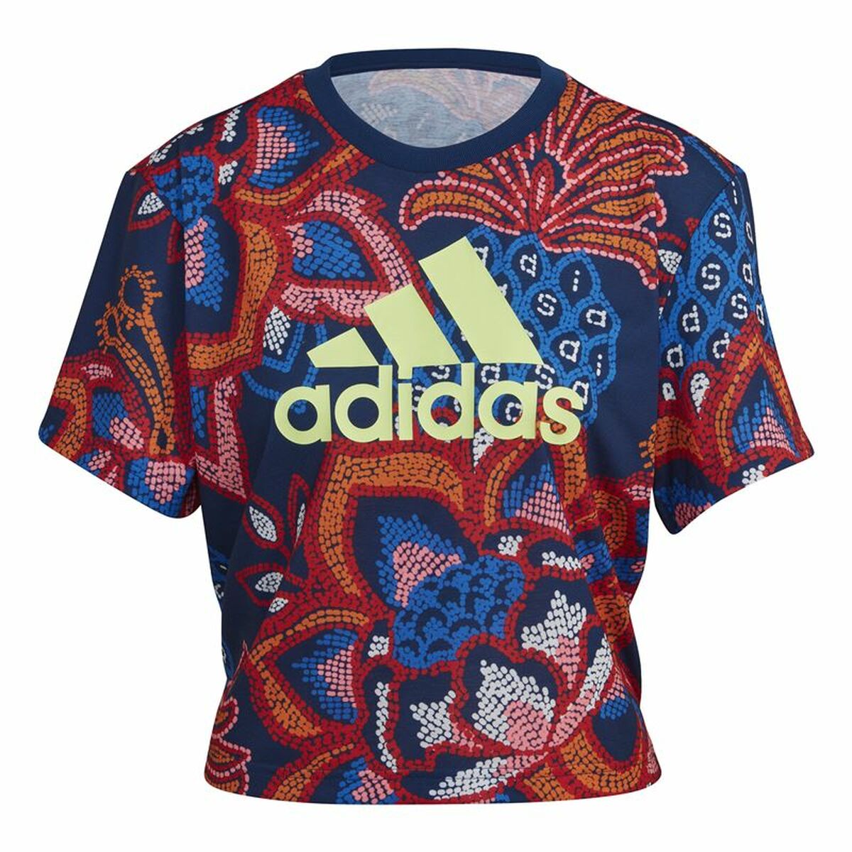 T-shirt med kortärm Dam Adidas  FARM Rio Graphic - 3