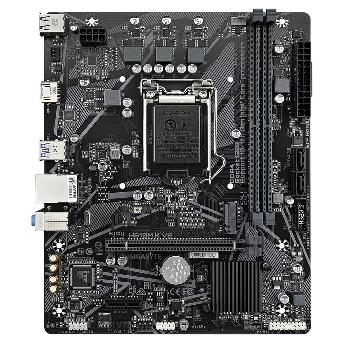 Moderkort Gigabyte H510M K V2 Intel Intel® H470 Express LGA 1200