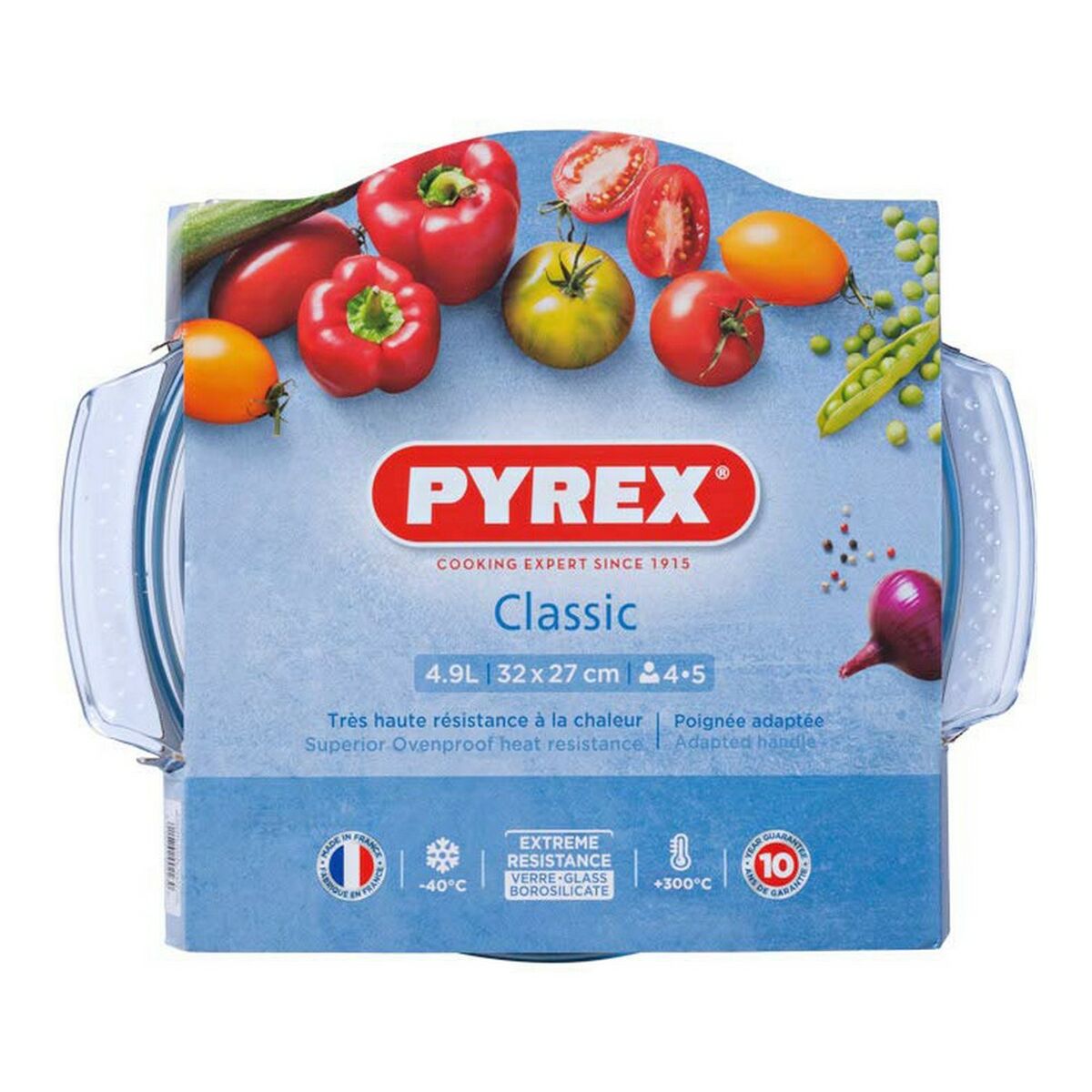 Kastrull med glaslock Pyrex 118A000/5043 Transparent Glas - 3