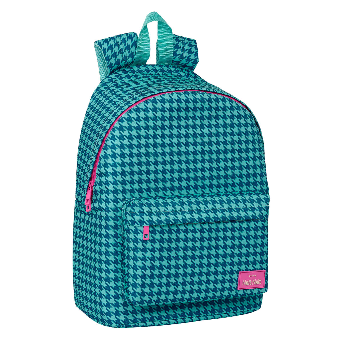 Laptopryggsäck Nait Nait Pata de gallo verde Grön 31 x 41 x 16 cm - 3