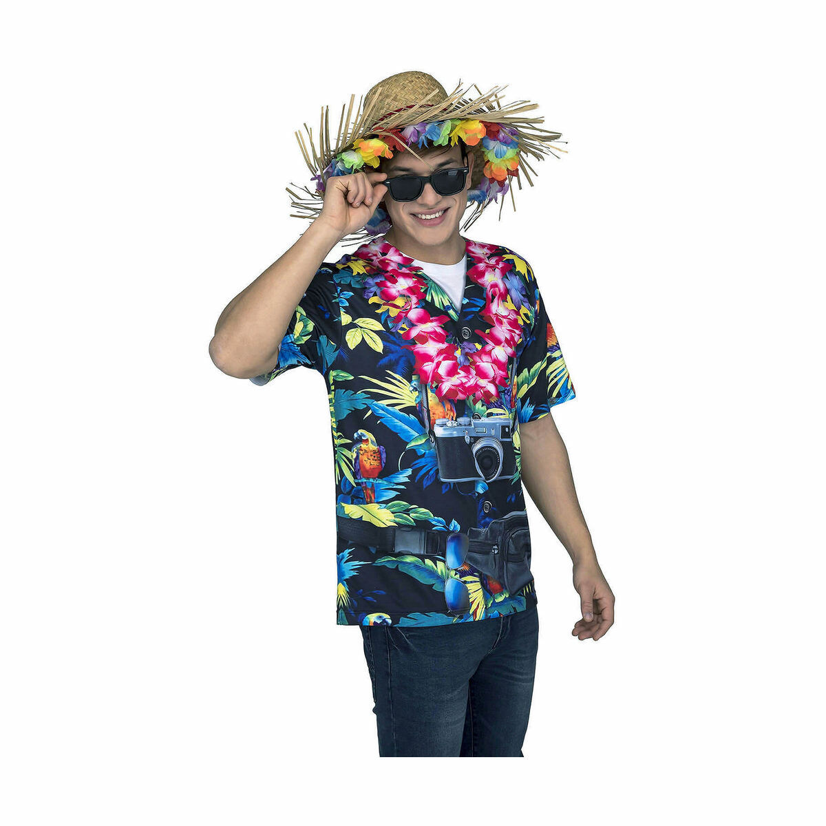 Maskeraddräkt vuxna My Other Me Hawaiian - 4