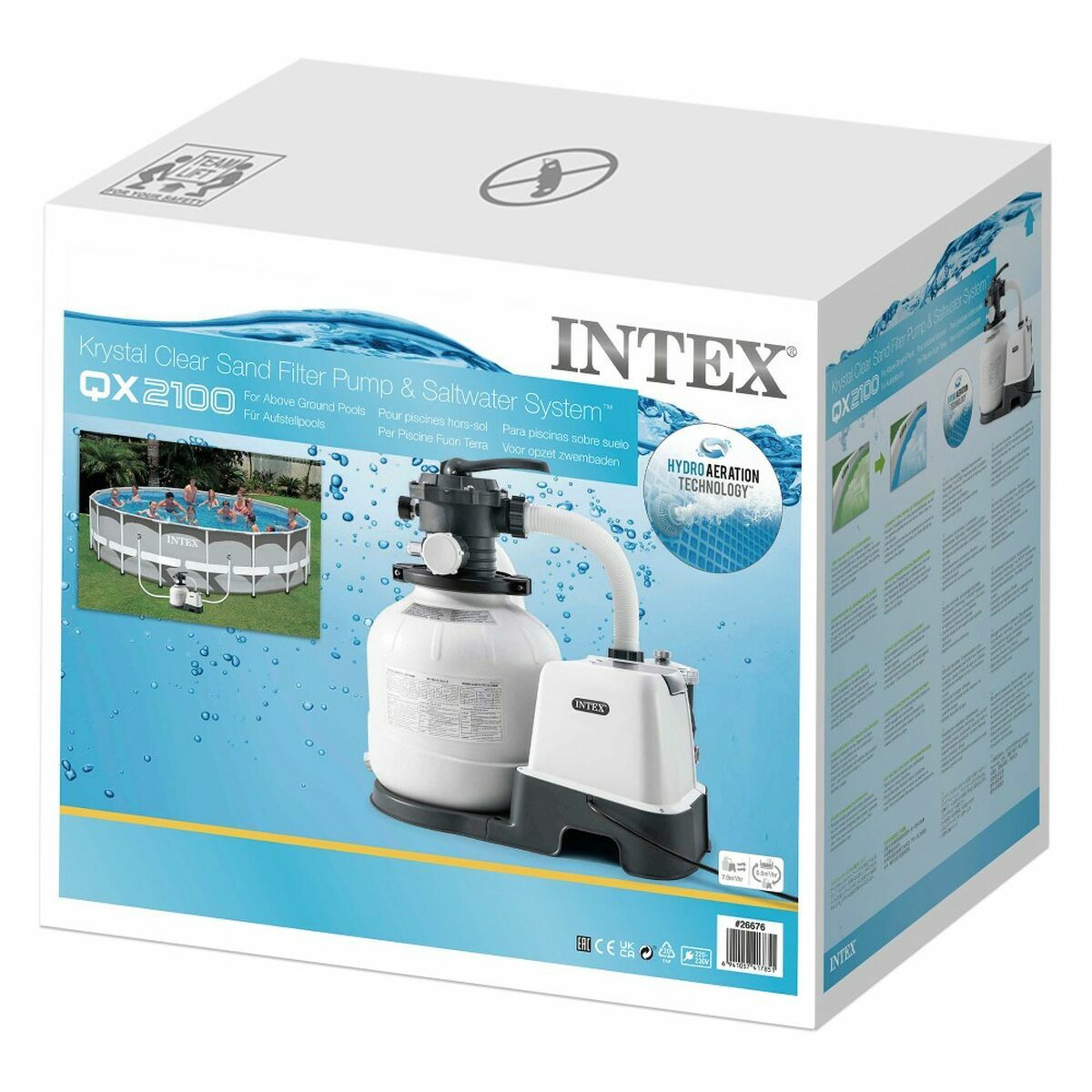 Reningsverk för simbassäng Intex Filter Pump 32000 L - 5