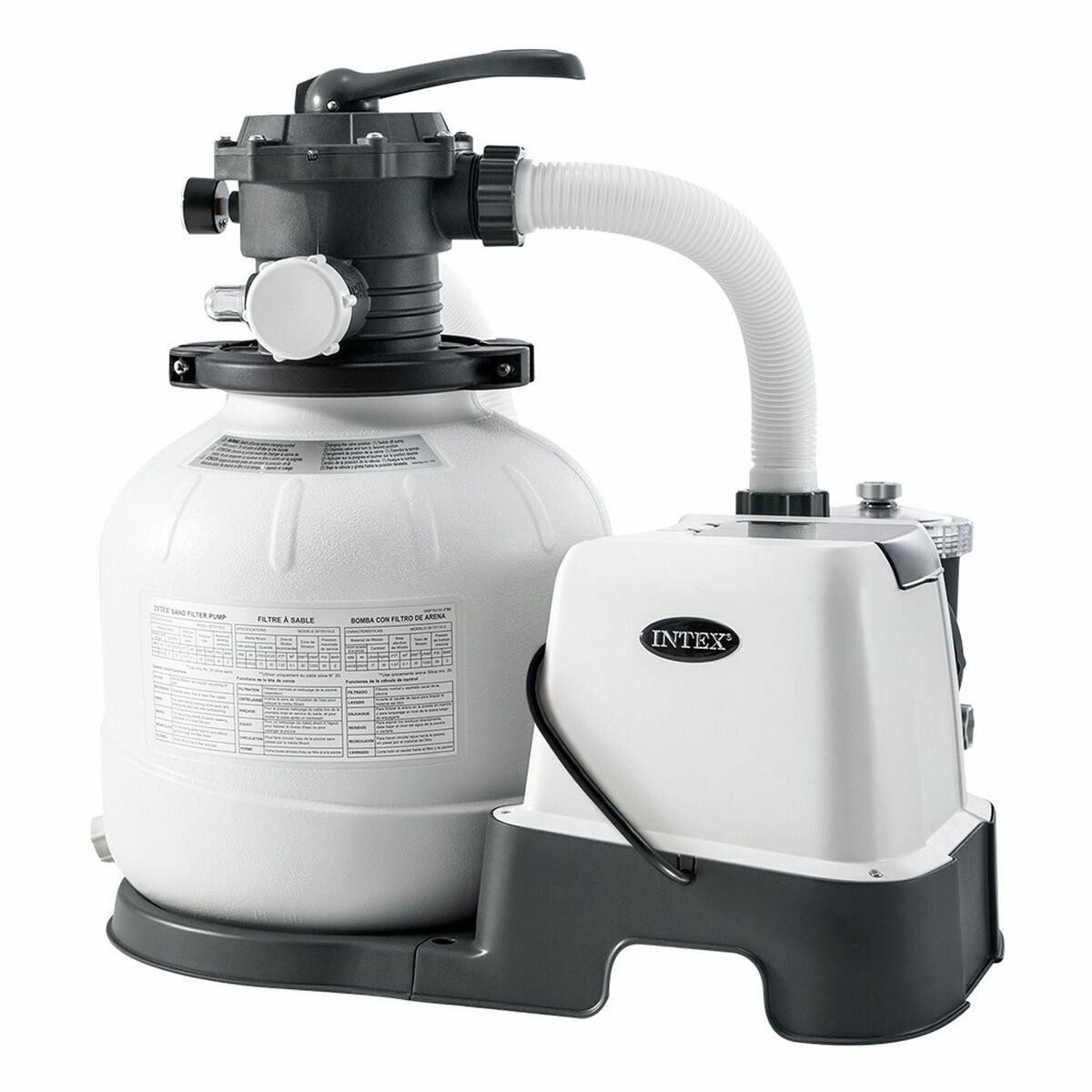 Reningsverk för simbassäng Intex Filter Pump 32000 L - 6