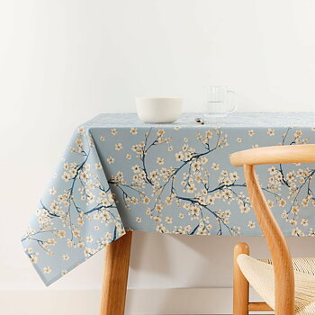 Bordsduk Belum 0120-327 Blå 100 x 155 cm Virágok