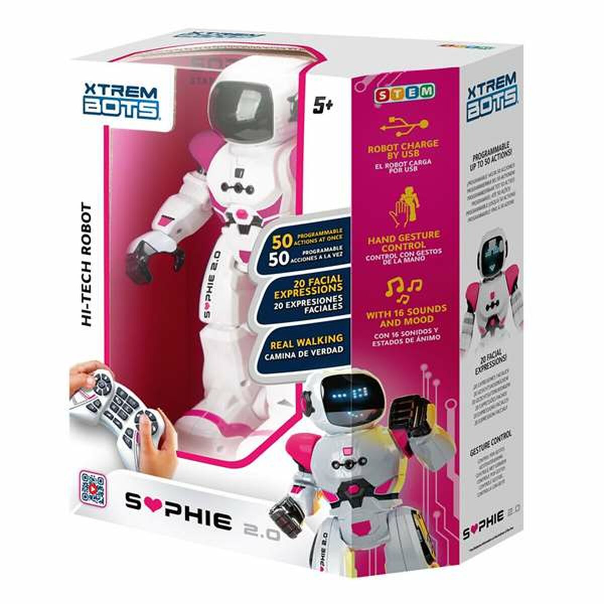 Edurobot OR: Utbildningsrobot Xtrem Bots Sophie 2.0