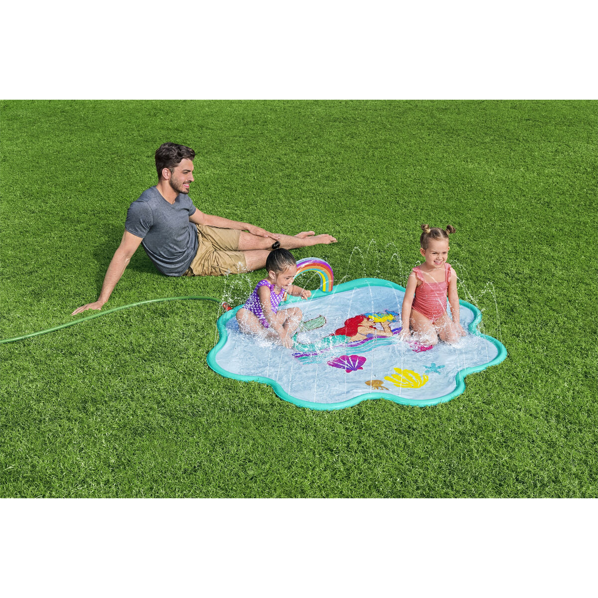 Bestway Sjöjungfru Sprinkler Pool 163x145 cm +2 år Trädgård 09107 - 13