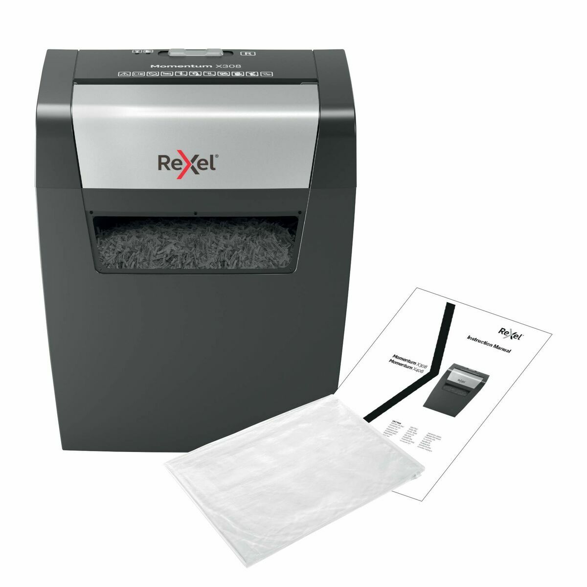 Dokumentförstörare Rexel Momentum X308 15 L - 3