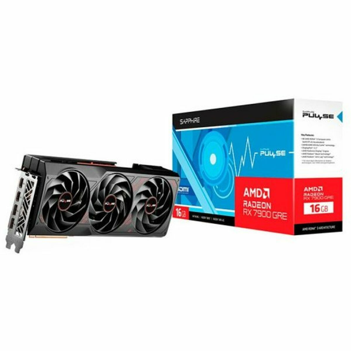 Grafikkort Sapphire 16 GB GDDR6 (Renoverade A)