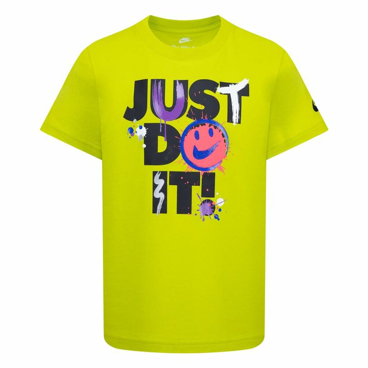 Barn T-shirt med kortärm Nike Nkb Express Yourself Jdi Ss Gul