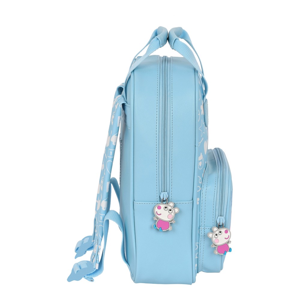 Barnryggsäck Peppa Pig Baby Ljusblå (20 x 28 x 8 cm) - 2