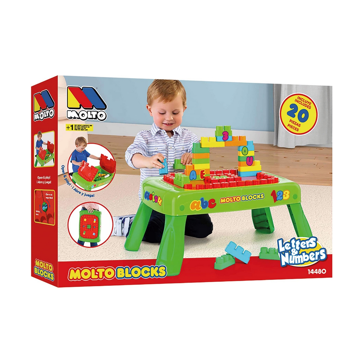 Interaktiv leksak Moltó Blocks Desk 65 x 28 cm - 12