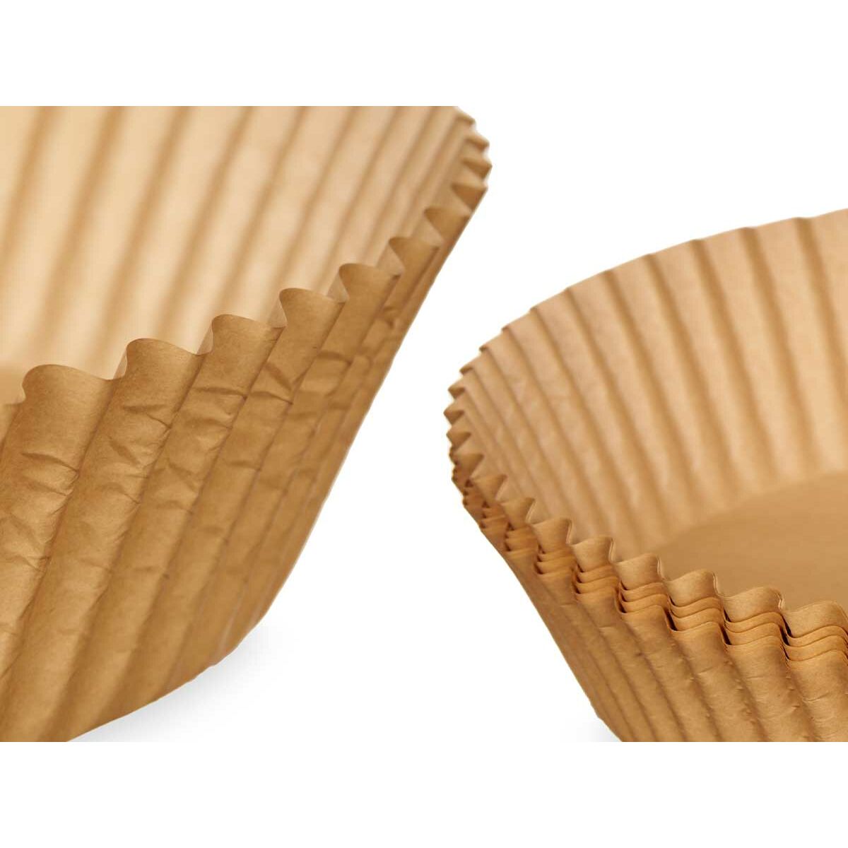 Papper för luftfritös 20 x 20 x 4 cm Set Rund 20 Delar (24 antal) - 2