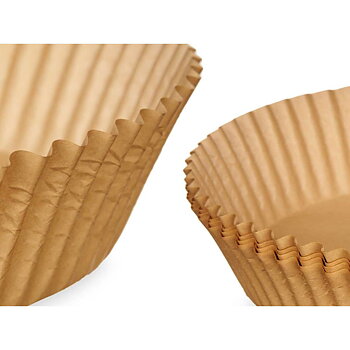 Papper för luftfritös 20 x 20 x 4 cm Set Rund 20 Delar (24 antal)