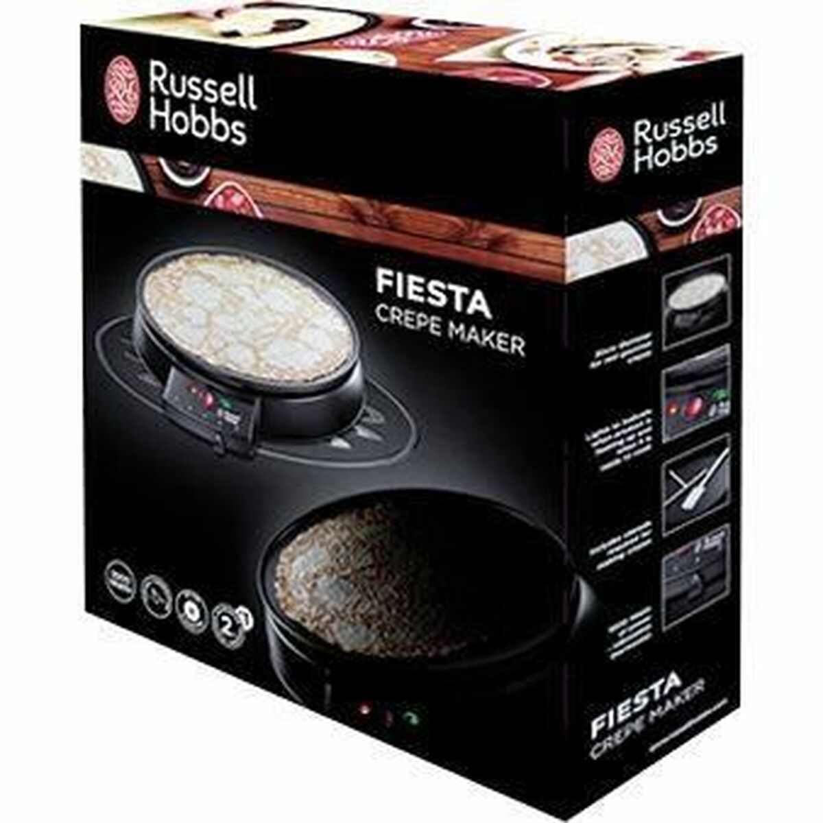 Pannkaksmaskin Russell Hobbs 20920-56 Svart - 2