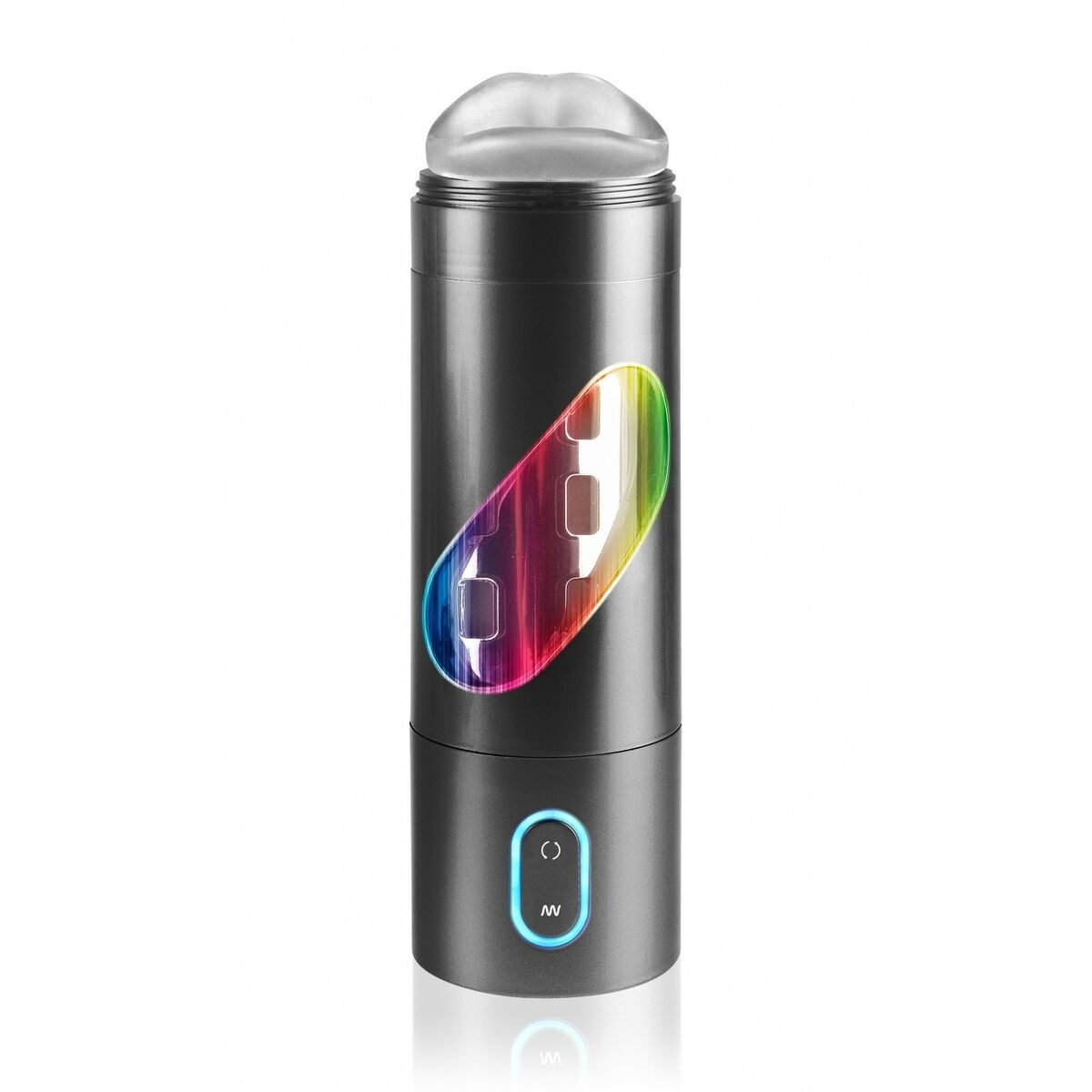 Masturberingsapparat Pipedream PDX EXTREME RECHARGEABLE ROTO-BATOR MOUTH BLACK - 3