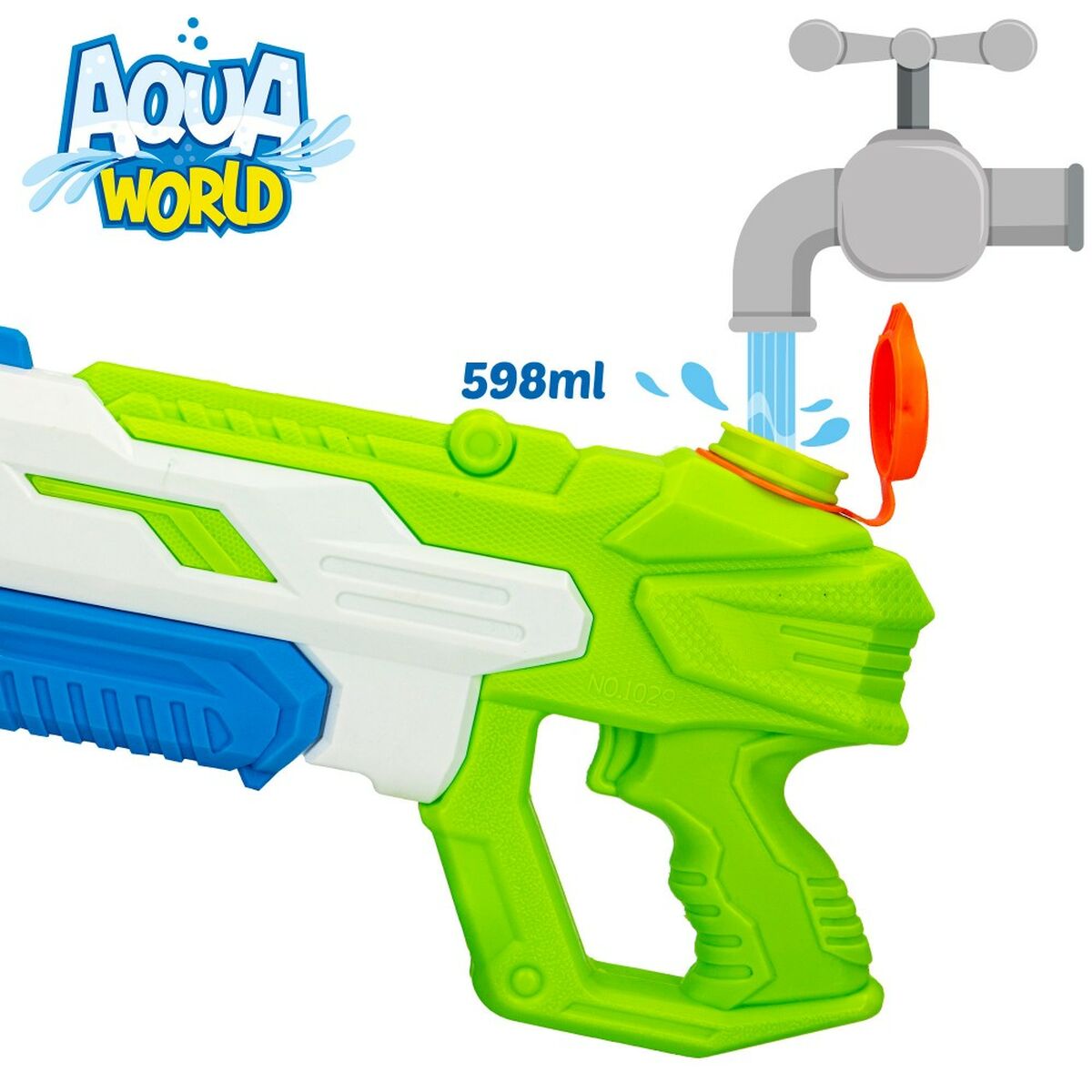 Vattenpistol Colorbaby 600 ml 31,5 x 17,5 x 5 cm (12 antal) - 5